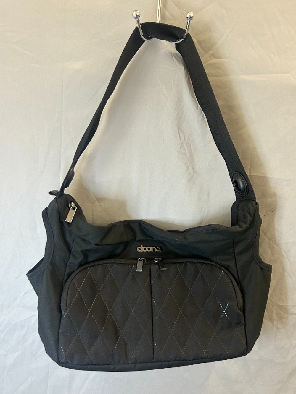 Original Doona Essentials Diaper Stroller Baby Bag Midnight Black